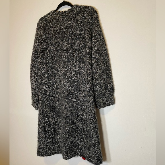 60s VTG Heather Grey Winter Coat - Picture 10 of 16